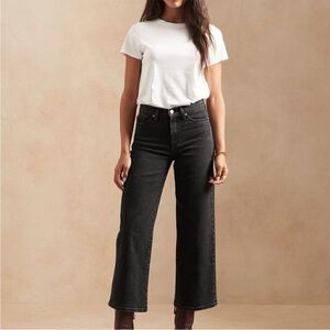 Banana Republic Black Flare & Wide Leg Jeans